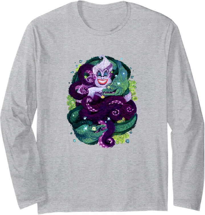 Disney The Little Mermaid Ursula Sea Witch Painting Langarmshirt