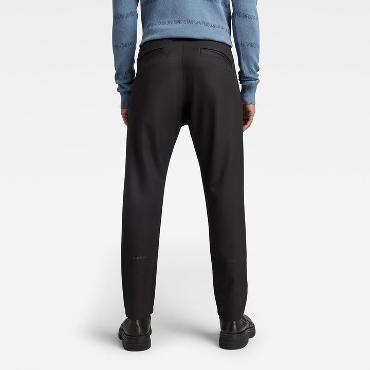 G-Star RAW Herren Pants Drawstring Tapered Chinohose 28W Schwarz (Dk Black D21979-c897-6484), 28W Sc