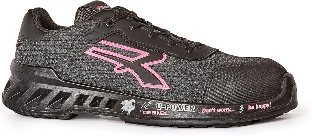 U-Power RED Leve Michelle, Sicherheitsschuhe, leichte, durchtrittsichere Unisex-Sneaker, Bastsohle,