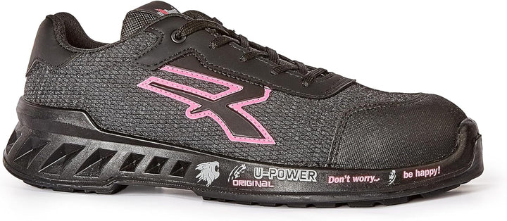 U-Power RED Leve Michelle, Sicherheitsschuhe, leichte, durchtrittsichere Unisex-Sneaker, Bastsohle,