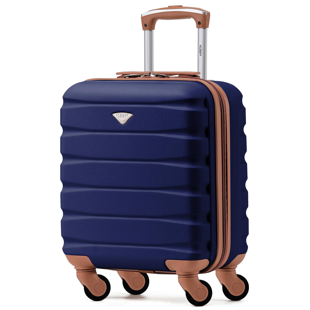 Flight Knight Leichtes, starres ABS-Handgepack mit 4 Radern, zugelassen fur uber 100 Fluggesellschaf
