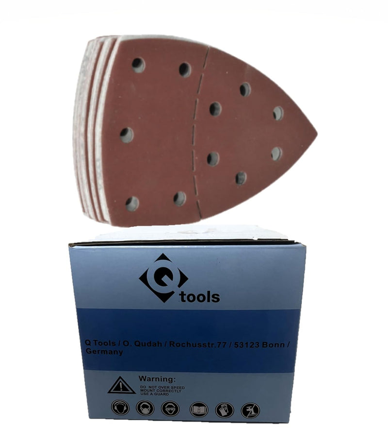 Schleifpapier Dreieckschleifer | Schleifpapier Multischleifer | 240-1.000 Körnung | je 20x Blatt | 1