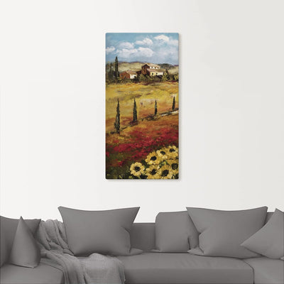 ARTland Leinwandbilder Wandbild Bild auf Leinwand 30 x 60 cm Landschaften Europa Italien Malerei Ock