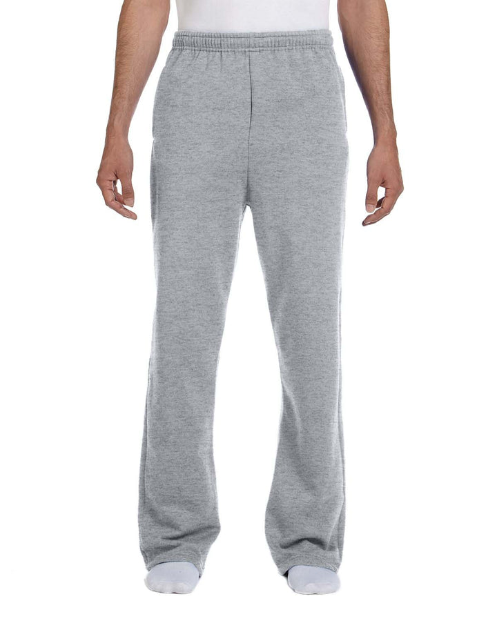 Jerzees NuBlend Herren Sweatpants mit Taschen, offene Unterseite Gr. 31-35, Oxford