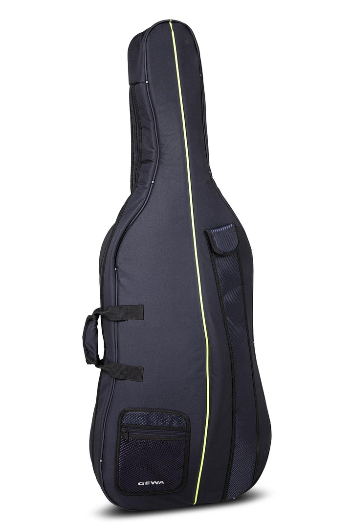 GEWA Cello Gig Bag Aspirante 1/4, 10mm Schaumstoffpolsterung, Rucksackriemen, Notentasche, Bogentasc