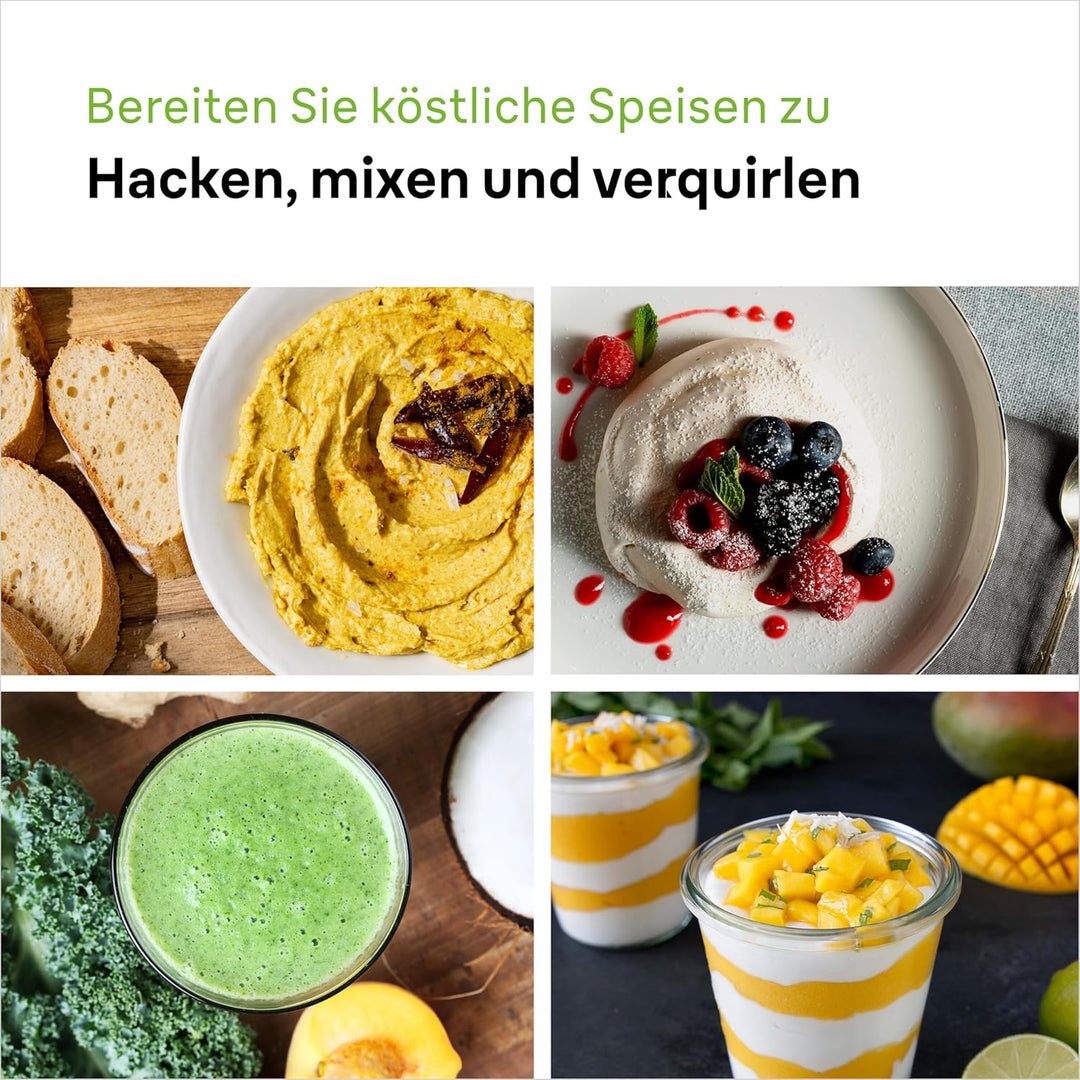 Braun MultiQuick 5 Pro MQ55236M, Stabmixer mit 25 Geschwindigkeiten, EasyClick Plus System für Zubeh