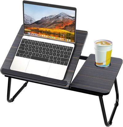 Sannobel Faltbarer Laptoptisch für Bett, Betttablett, Tisch, tragbarer Steh-Sofa-Schreibtisch, mit f
