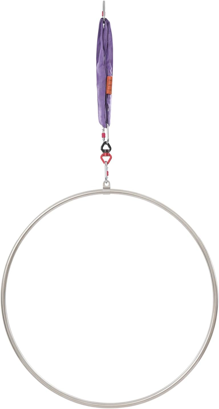Aerial Hoop Set Einfachpunkt Luftring 95 cm Durchmesser | Einpunkt Hooping Luftakrobatik Ausrüstung,