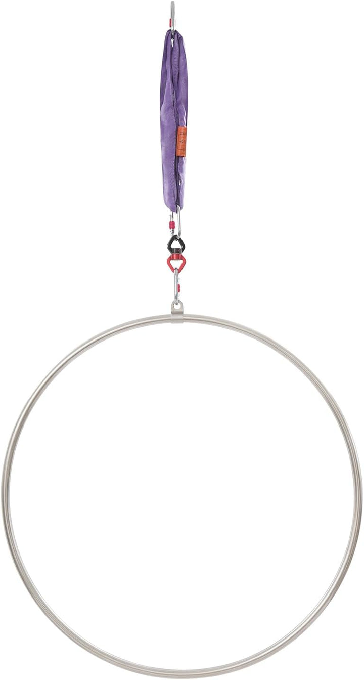 Aerial Hoop Set Einfachpunkt Luftring 95 cm Durchmesser | Einpunkt Hooping Luftakrobatik Ausrüstung,