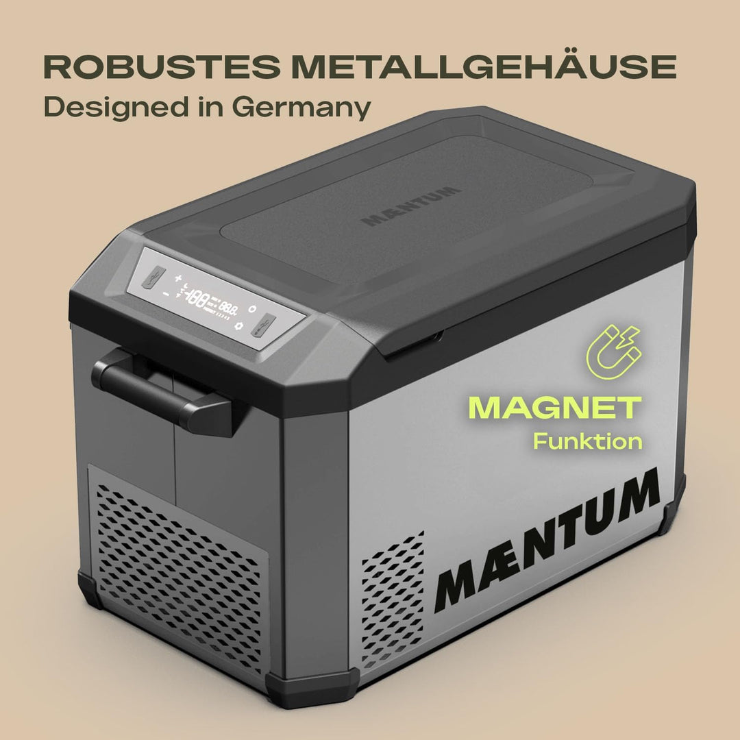 by Plug IN Festivals - Elektrische Kühlbox - Kompressor Kühlbox 12V 230V, USB & App-Steuerung - leis