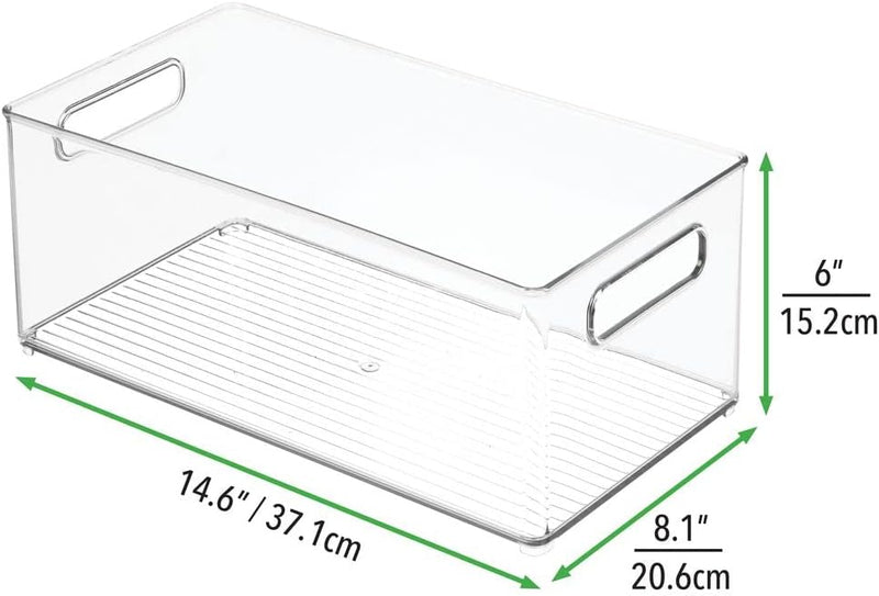mDesign 4er-Set Spielzeugaufbewahrung – Aufbewahrungsbox aus stabilem Kunststoff – vielseitige Box m
