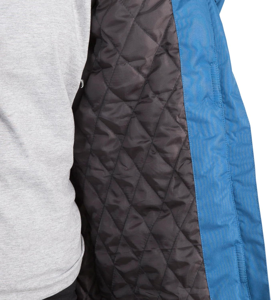 Trespass Clea, Wasserdichte Jacke mit Einrollbarer Kapuze für Damen XXS Blau, XXS Blau