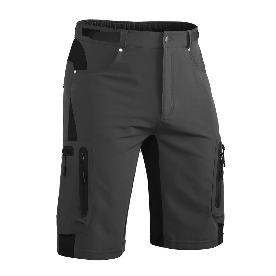 Hiauspor Kurze Hosen Herren, Leichte Wanderhose Atmungsaktiv Schnelltrocknen Cargo Bermuda Shorts El