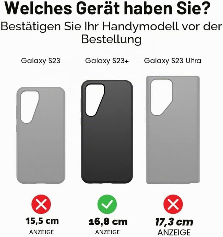 OtterBox Alpha Flex Displayschutz für Samsung Galaxy S23+, ultra starker Schutz vor Brüchen und Krat