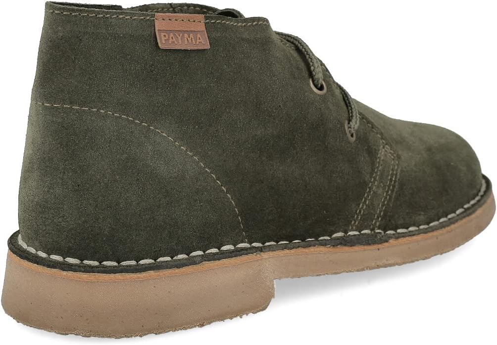 PAYMA - Safari Desert Boot aus WildLeder für Damen und Herren. Schuhe aus Spanien. Chukka Stiefelett