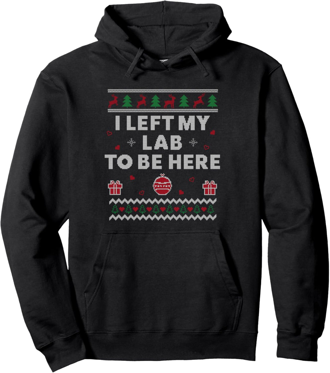 Labor Ugly Christmas Lustige Wissenschaft Xmas Pullover Hoodie