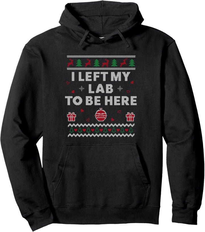 Labor Ugly Christmas Lustige Wissenschaft Xmas Pullover Hoodie