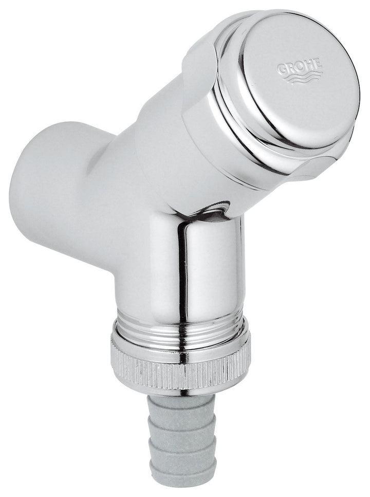 GROHE Original WAS Anschlussventil (DN15, Wandmontage, eigensicher gegen Rückfliessen), 41010000, Si