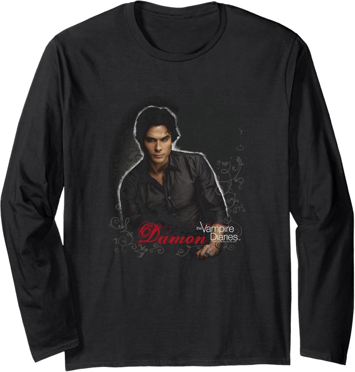The Vampire Diaries Damon Langarmshirt