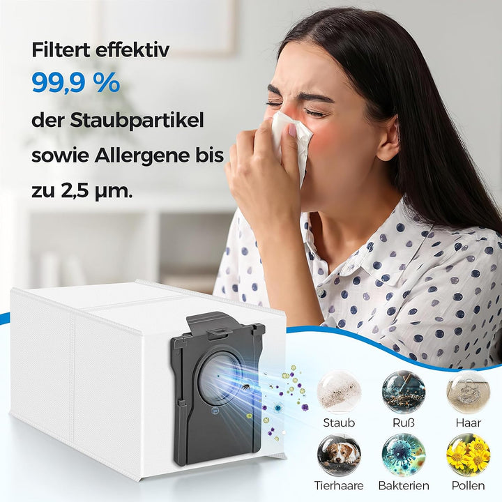 16 Stück Staubbeutel für Dreame L10s Ultra Gen 3 / Gen 2 / X50 Ultra Complete / L40s / L40 Ultra / M