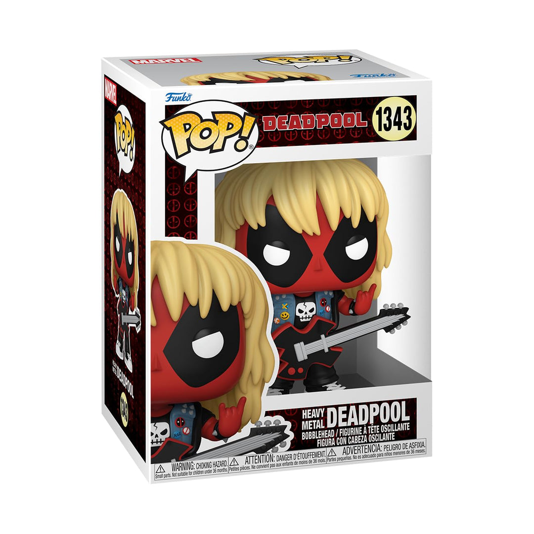 Funko Pop! Marvel: Deadpool - Heavy Metal Band Member Band - Vinyl-Sammelfigur - Geschenkidee - Offi
