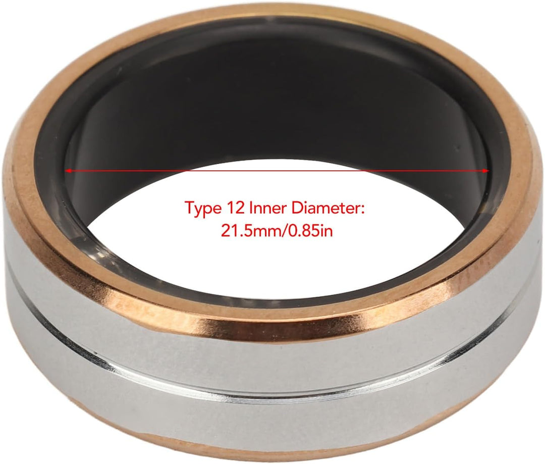 Bewinner Smart Ring mit APP, Tragbarer Fitness-Schlaf-Tracker für Männer und Frauen, IP68 Wasserdich