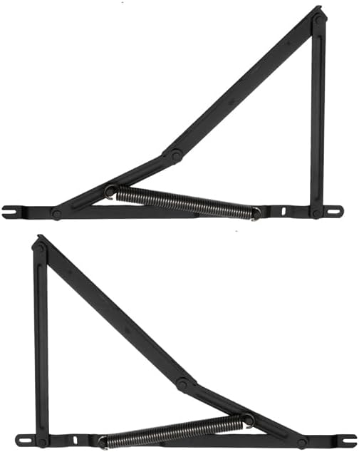Springaufbeschlag 550N – Klappmechanismus für Bettkasten, Sofa & Truhen – Möbelscharnier mit Feder f