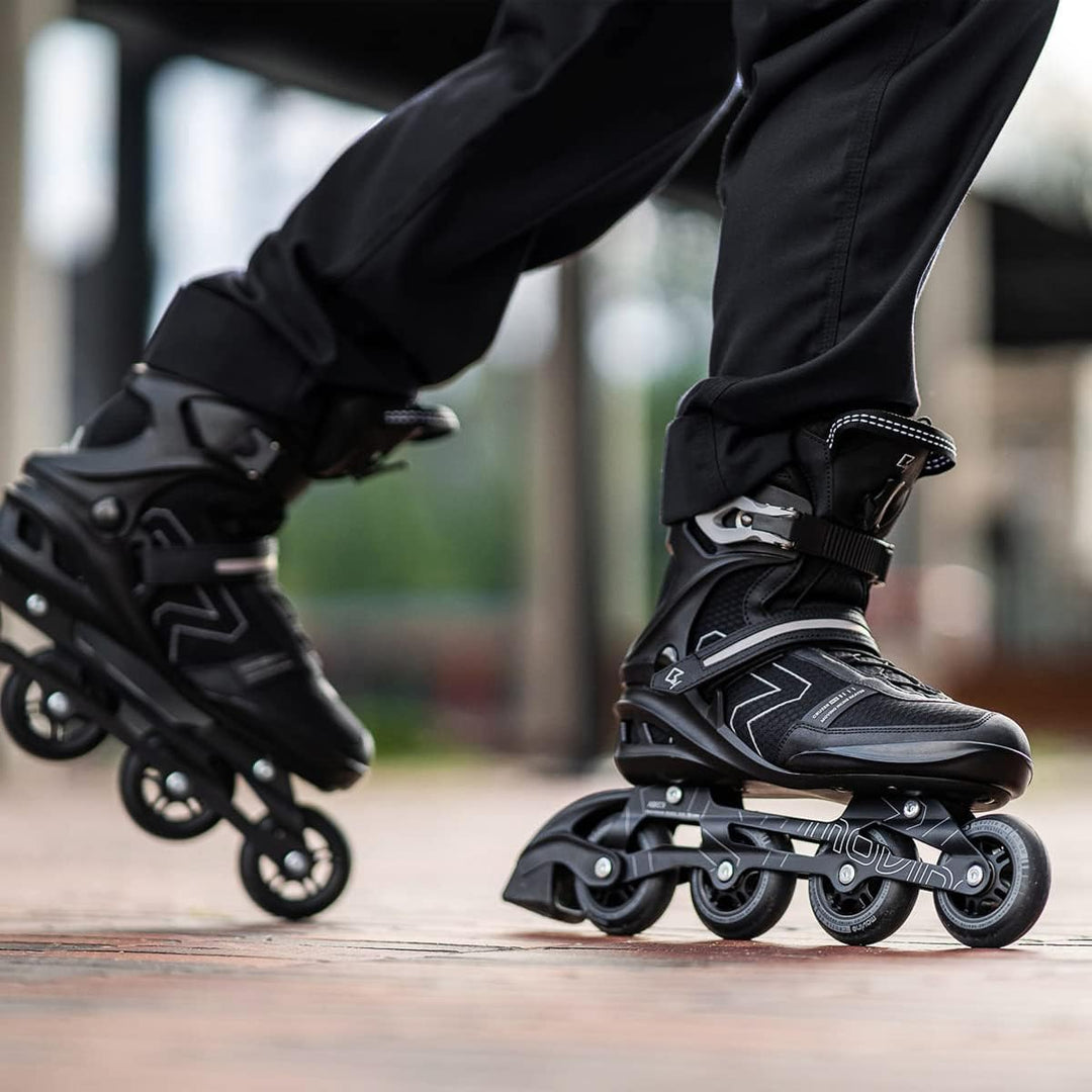 Movino Inline Skates | Cruzer B4 | Fitness Rollschuhe | Damen Herren Inliner | Inliner für Erwachsen
