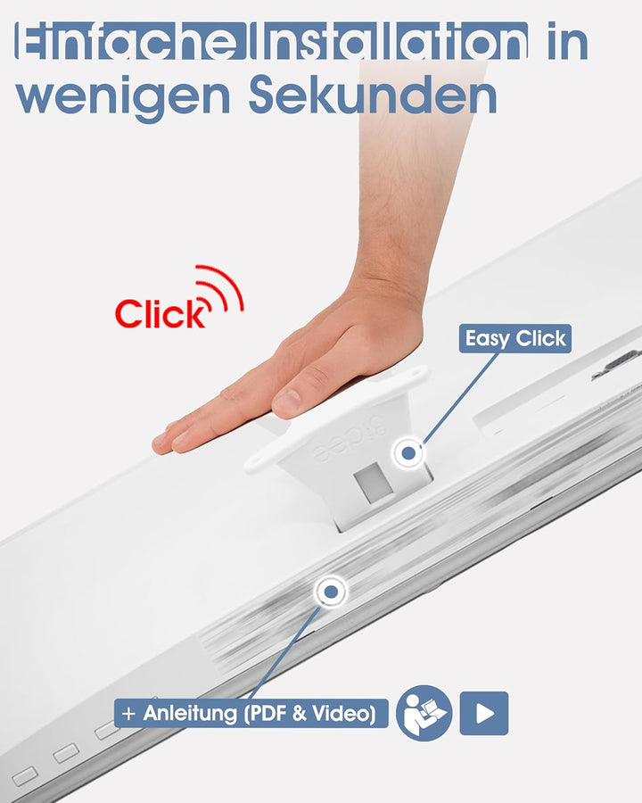 3IDEE VESA Adapter kompatibel mit HP Monitor (22f, 22es, 22ea, 24f, 24fh, 24fw, 24es, 24er, 24ea, 27
