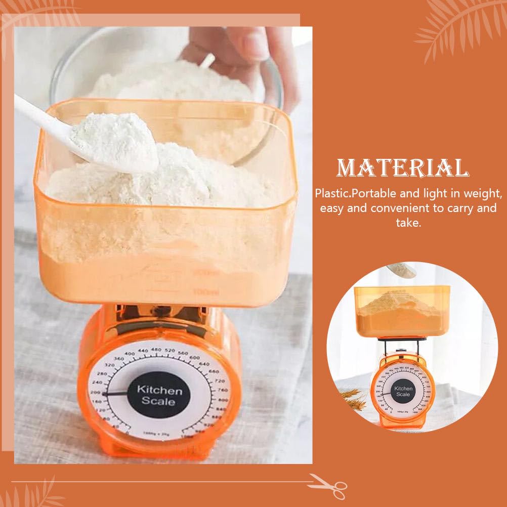 HEMOTON Küchenwaage Mechanical Kitchen Scale Kochen Kochwaage Gramm Waage Lebensmittelwaage Aus Kuns