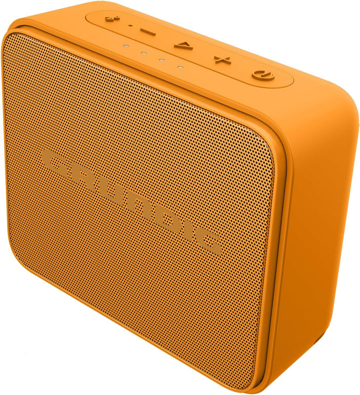 Grundig GBT Jam Orange Bluetooth Lautsprecher, Soundbox, 3.5 W RMS, Bluetooth 5.0, bis zu 30 Meter R