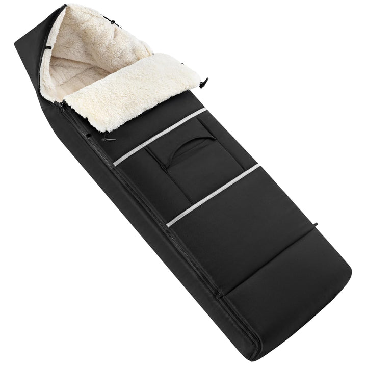 Navaris Fusssack für Kinderwagen Buggy warm - Winter Frühling Übergangszeit - weicher Fleece Winters