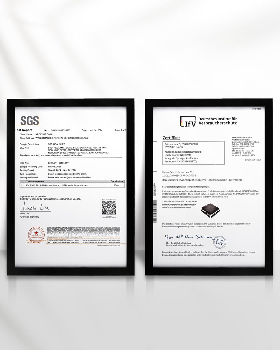 NEOLYMP Puzzlematte – robuste Naturkautschuk Bodenschutzmatte für Fitness 1 x 8 Stück 1x 8 Stück (8