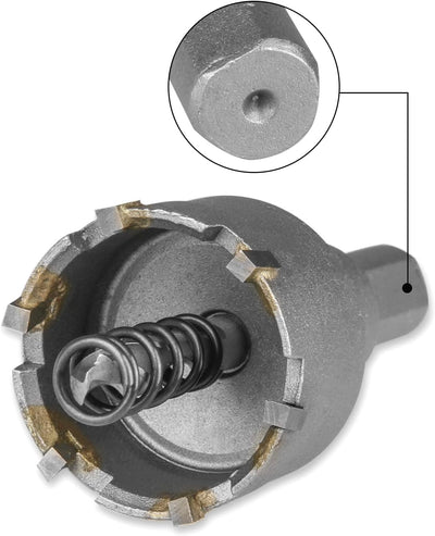 Hakkin 13 Stück 16-53mm Lochsäge Hartmetall-Bohrer, Lochschneider Multiple-tooth HSS Set TCT Carbid