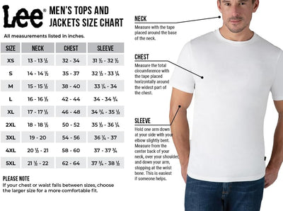 Lee Herren Extreme Motion Allzweck-arbeitshemd, Langärmelig Hemd mit Button-Down-Kragen S Denim Medi