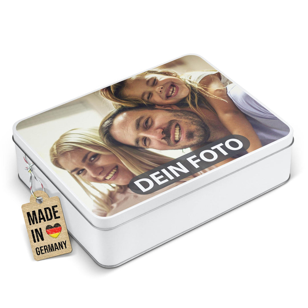 Print Royal PR Geschenkdose mit Foto & Name selbst gestalten - Blechdose bedrucken, Personalisierte
