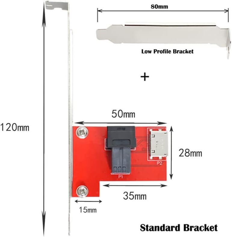 Xiwai PCI-Express 4.0 Mini SAS HD SFF-8643 auf Oculink SFF-8611 SFF-8612 PCBA Buchse Adapter mit Hal