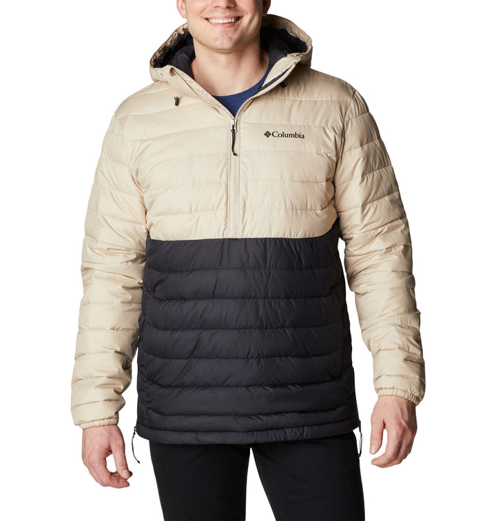Columbia Herren Powder Lite Isolierte Jacke im Anorak-Stil Ancient Fossil, Black S, Ancient Fossil,