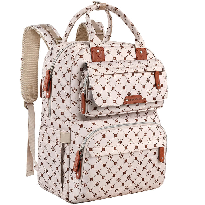 Legestori Diaper Bag Backpack, Baby Girl Diaper Bag with Insulated Pockets and Stroller Straps Pink0