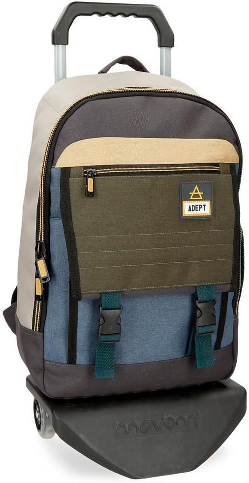 Adept Camper Laptop-Rucksack mit Trolley Mehrfarbig 32x42x16 cms Polyester 13,3" 21.5L Rucksack 42 +
