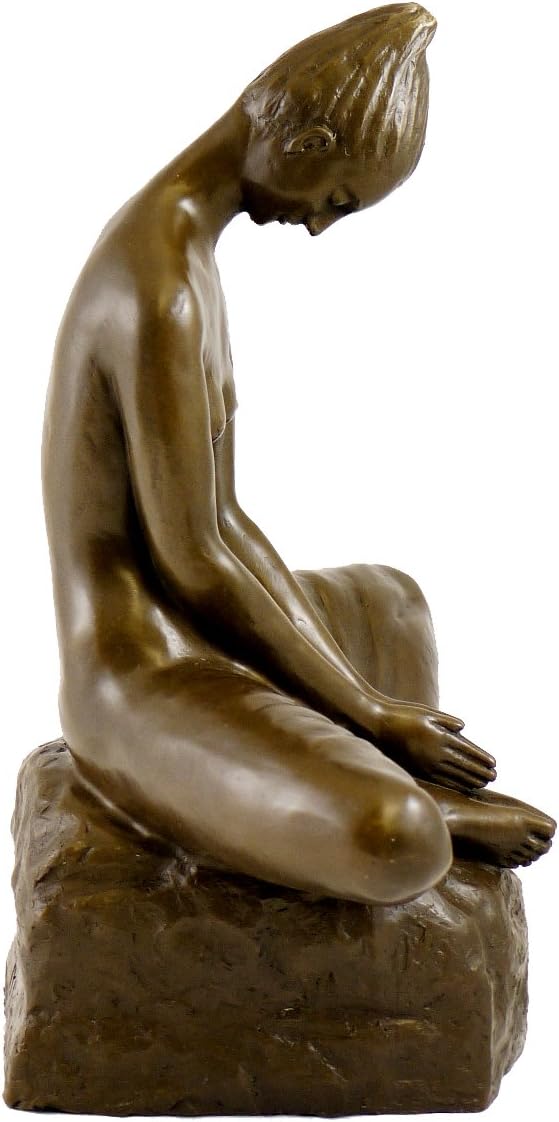 Kunst & Ambiente - Moderne Bronzefigur - Vestal Virgin - signiert - Ivan Mestrovic Skulptur - Figur