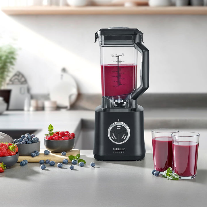 CASO PowerBlender B 2000 - Profi Standmixer, Testurteil: Sehr Gut, 30.000 U/min, bruchsicherer Trita