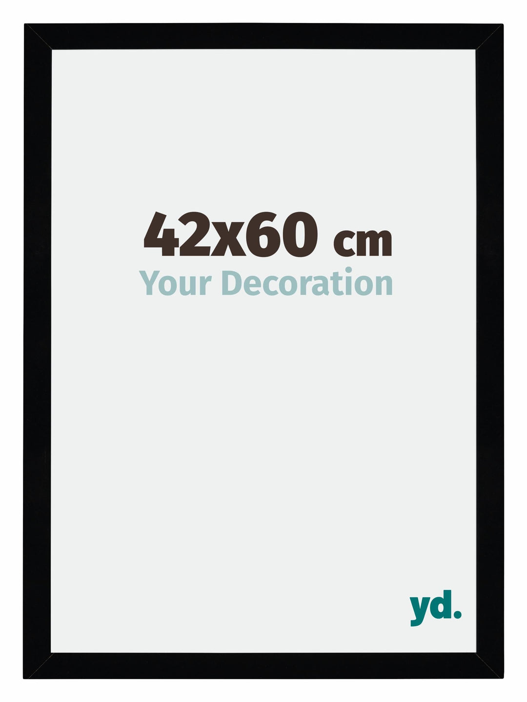 yd. Your Decoration - Bilderrahmen 42x60 cm - Bilderrahmen aus MDF mit Acrylglas - Antireflex - Ausg