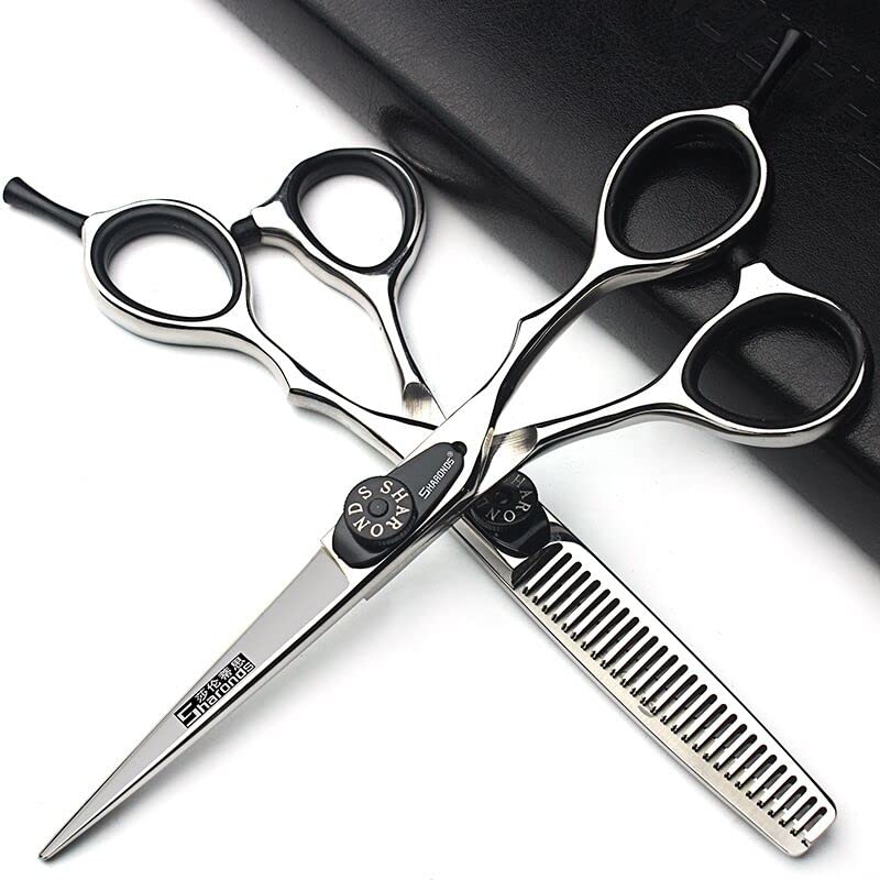 5,5/6 Zoll japanischer 440C Laser Haarschneidesalon professioneller Friseur Ausdünnung Haarschnitte