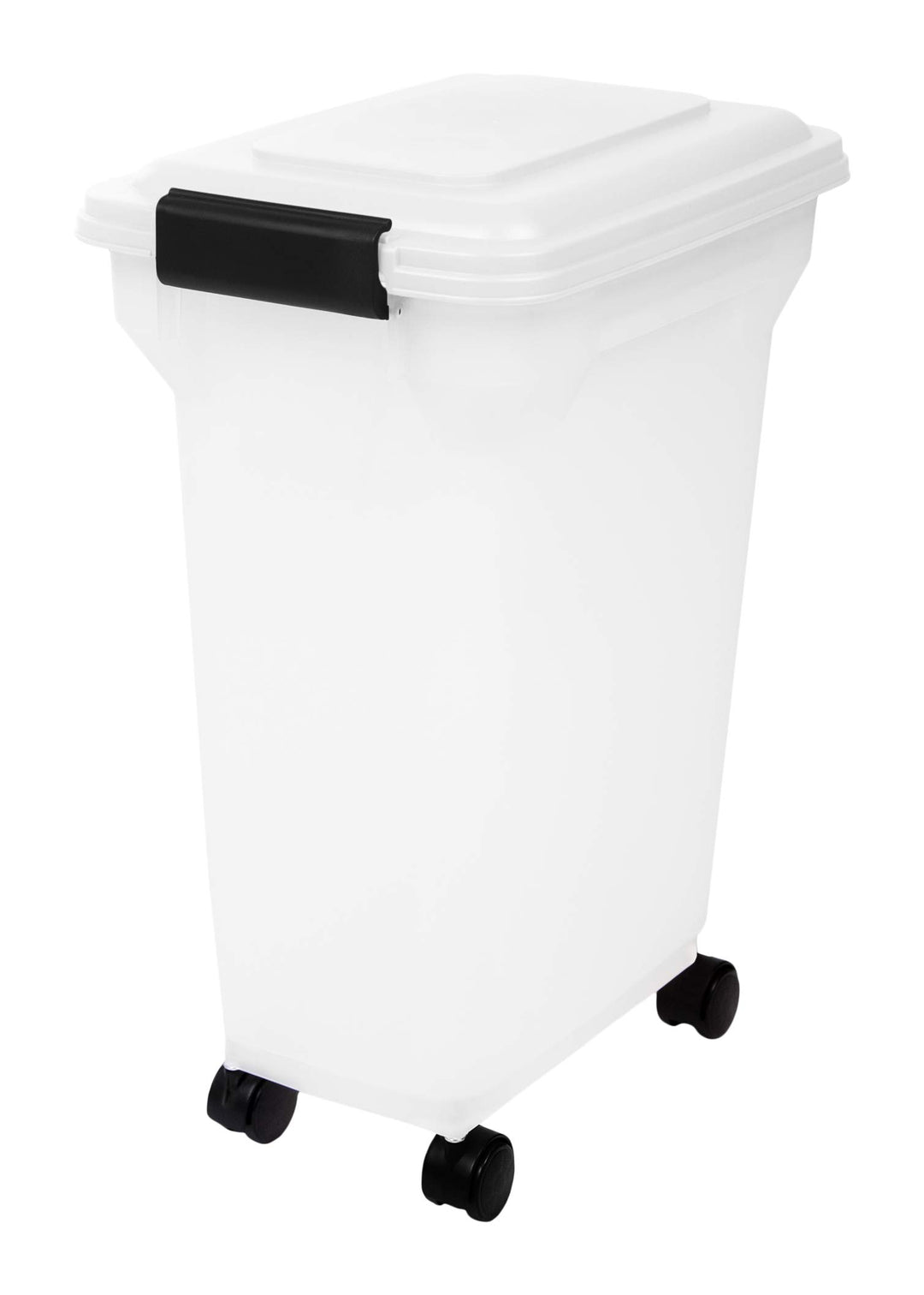 Iris Ohyama, Hundefutter Aufbewahrung, Futtertonne hund, 20L/7.5kg, luftdicht, BPA-frei, 4 Räder & S