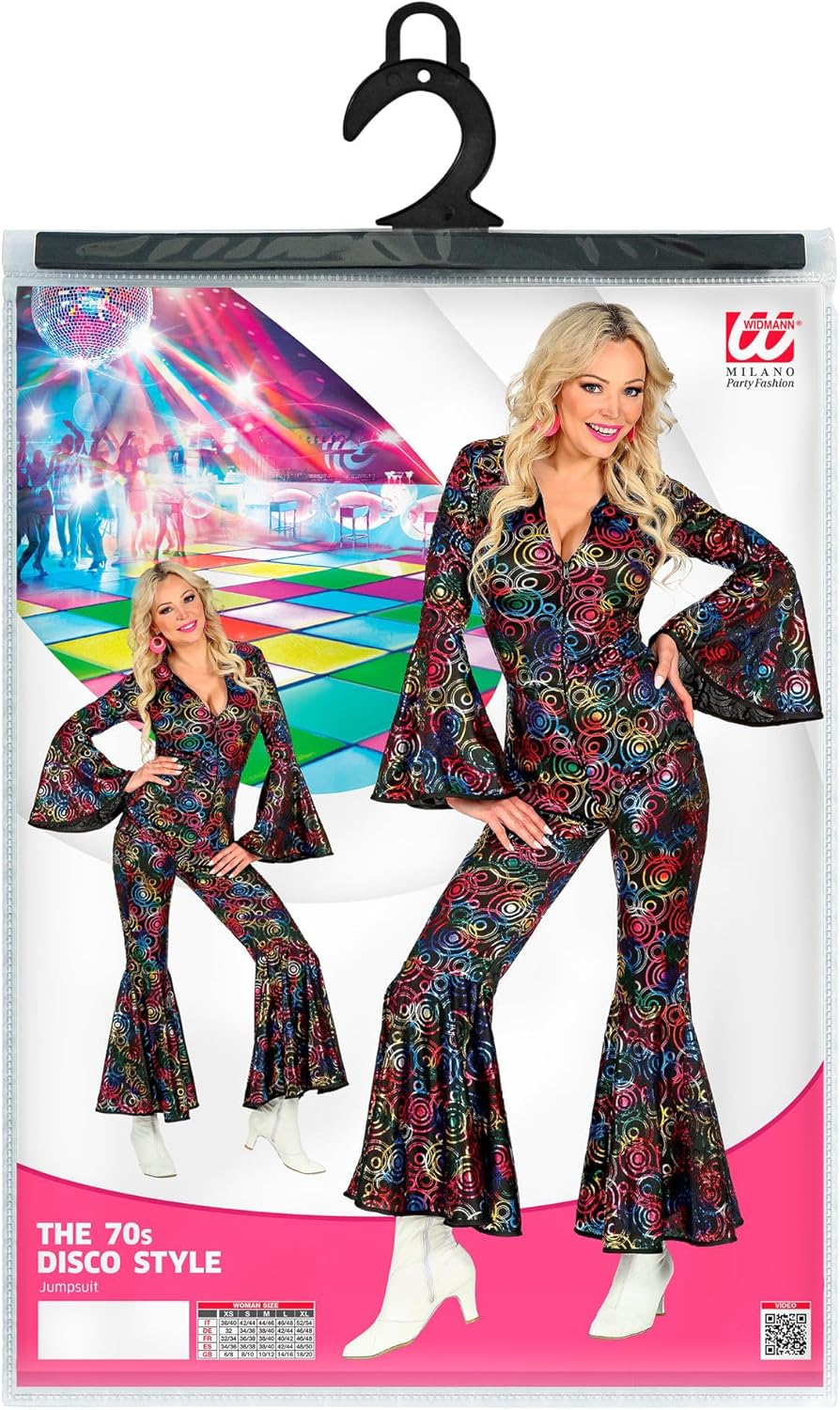 "THE 70s DISCO STYLE" (jumpsuit) - (S), S