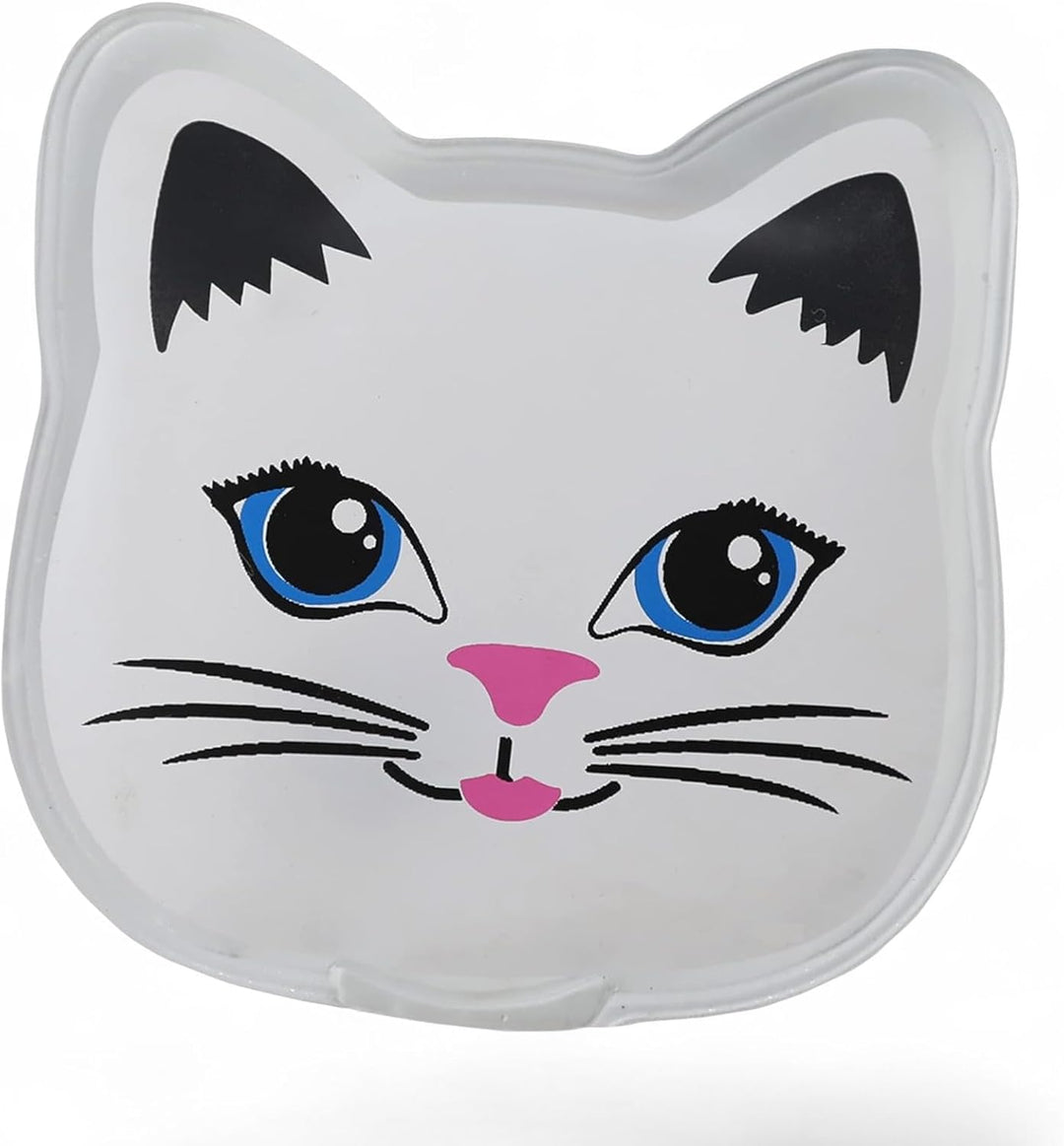 4X Taschenwärmer in 4 Hund & Katze-Motiv - Handwärmer wiederverwendbar - Für Kinder - Wärmepads zum