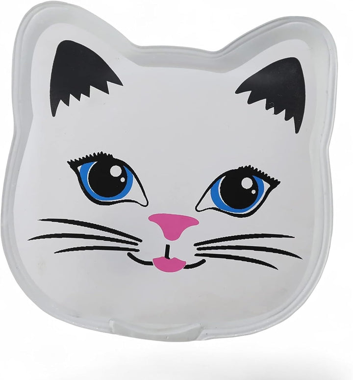 4X Taschenwärmer in 4 Hund & Katze-Motiv - Handwärmer wiederverwendbar - Für Kinder - Wärmepads zum