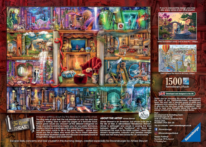 Ravensburger - The Grand Library 1500p (10217158) Einzelbett, Einzelbett