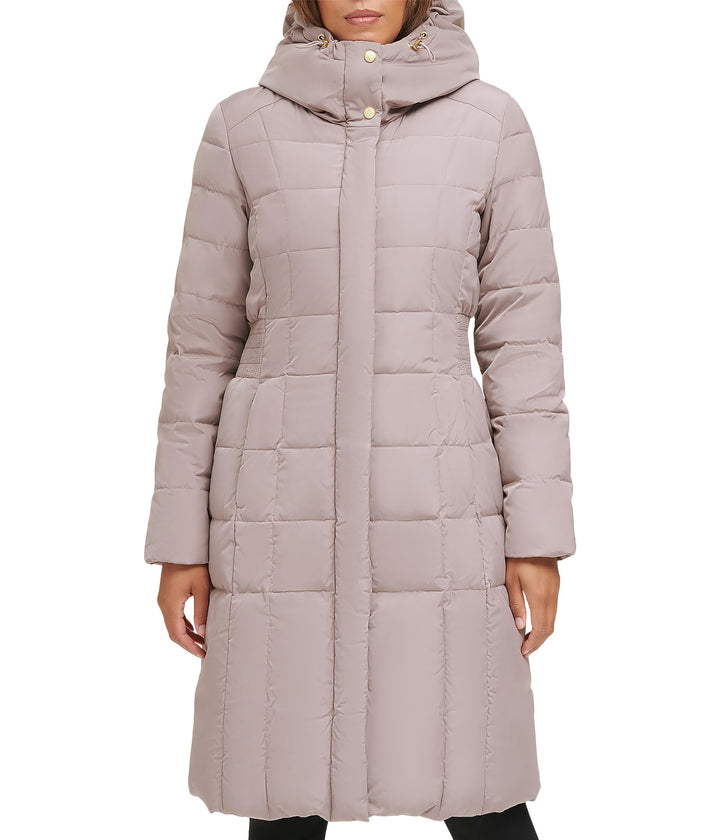 Cole Haan Damen TAFT Daunenmantel mit Latz Daunenalternative Oberbekleidung S Deep Cashew, S Deep Ca